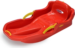 Bob Snow Play Comfort 80 cm, roșu, cu frâne manuale
