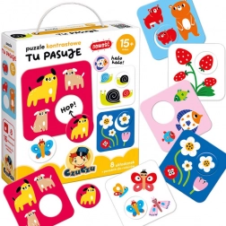 Puzzle de contrast CzuCzu Tu Pasuje