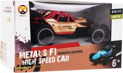 Mașinuță metalică aurie cu telecomandă