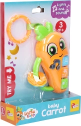 Jucărie morcov cu efecte 16 cm CAROTINA