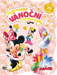 Cărți de colorat de Crăciun cu autocolante Minnie