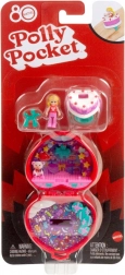 set compact aniversar polly pocket pentru 80 de ani mattel cu inel