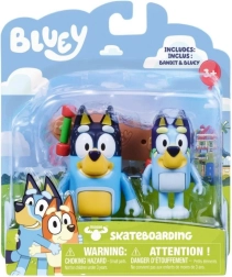 Figurine Bluey cu skateboard