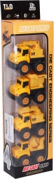 Set de Joacă de Construcție 4pcs - Mașini Metalice și din Plastic