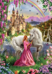 Educa Puzzle Zână și Unicorn 500 Piese