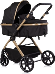 Chipolino Pearl 2în1 cărucior combinat Noir