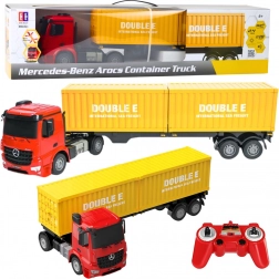 Camion RC cu container MERCEDES-BENZ AROCS 1:26