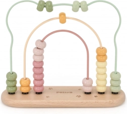 Labirint cu bile din lemn POLARB pentru primele calcule