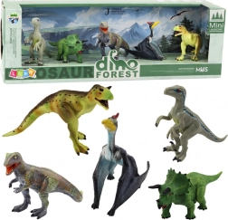 Set de figurine dinozauri realiste Pădure 5 buc