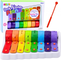 Rock N' Roller pian pentru copii - roată colorată rotativă