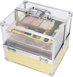 Geantă cosmetice acrilică Glam – auriu