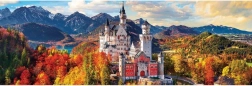 Puzzle panoramic Castelul Neuschwanstein, Germania 1000 piese