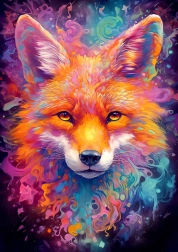 Puzzle Vulpea de Foc 1000 piese