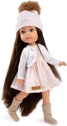 Păpușa realistă Penelope cu corp de vinil complet 34 cm