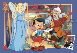 Puzzle pentru copii CLEMENTONI DISNEY Pinocchio, 104 piese