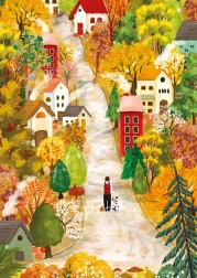 Puzzle băiat în pădure 1000 piese