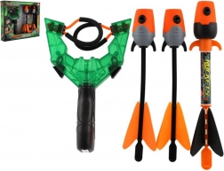 Praștie cu săgeți fluierătoare – set de tragere pentru copii