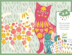 Djeco creații din hârtie Pisici