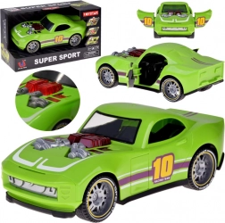 Mașinuță sport de curse cu lumini și sunete, uși care se deschid