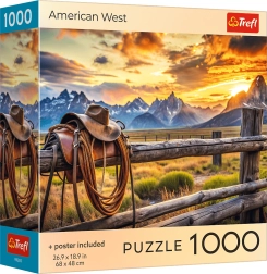 Puzzle Trefl Vestul Sălbatic 1000 de piese