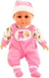 Bebeluș sonor cu corp moale, roz