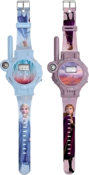 Ceas digital cu stații radio Walkie-Talkie Frozen Lexibook