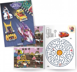 DJECO carte de activități Crazy Motors