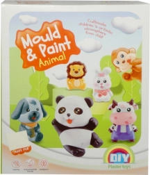 Set creativ – figurine din ghips pentru pictat cu magneți