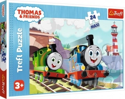 Puzzle 24 maxi – Thomas și Percy pe șine Thomas & Friends
