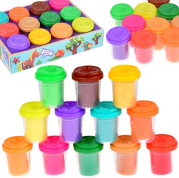 Set colorat de plastilină pentru copii