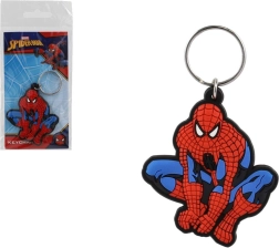 Breloc din cauciuc MARVEL SPIDER-MAN, figură așezată, 6 cm