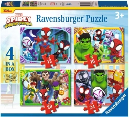 Puzzle RAVENSBURGER Spidey și prietenii lui uimitori 4în1