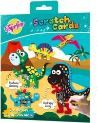 STNUX Bilete răzuibile cu dinozauri