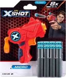 X-Shot Excel Micro pistolă de buzunar pentru săgeți din spumă