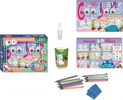 Cărți de colorat cu ochelari 3D ștergătoare