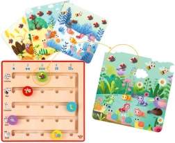 Tooky Toy joc din lemn Învățarea numărării animalelor