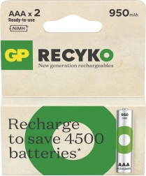Acumulatori AAA Ni-MH 950mAh 2buc GP ReCyko