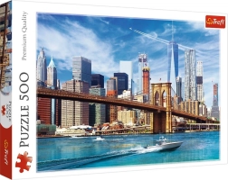 Puzzle 500 piese Vedere spre New York Trefl