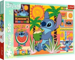 Puzzle 500 piese LILO ȘI STITCH – vacanță cu Stitch