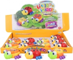 Buburuză cu mecanism de întoarcere pentru copii 8 cm