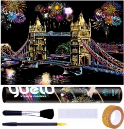 Imagine zgâriată Podul Londrei Tower Bridge 75x52 cm