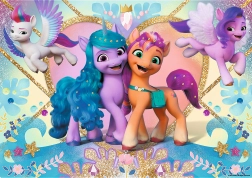Puzzle 100 piese Glitter My Little Pony Ponei strălucitori