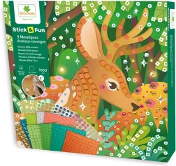 Set mozaic animale din pădure