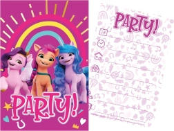 Set invitații și plicuri pentru petrecere MY LITTLE PONY (5+5), 15 × 10 cm