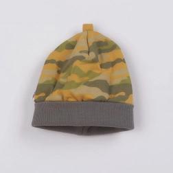 Căciuliță pentru bebeluși din bumbac NEW BABY With Love, muștar