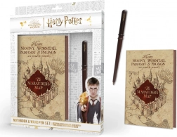 Harry Potter caiet cu baghetă Harta Ştrengarilor