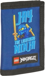 Portofel pentru copii Lego Ninjago Jay cu închidere cu arici