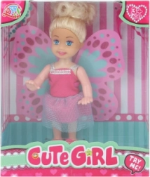 Păpușă cu aripi detașabile 12 cm