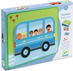 set de construcție magnetică pentru vehicule Inzebox de la Djeco