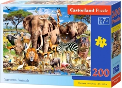 Puzzle 200 piese – Savanna Animals